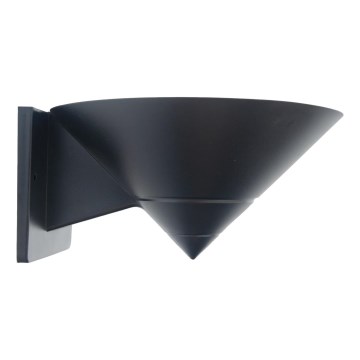 BRILAGI - Bras mural extérieur HARBOR CONE 1xE27/40W/230V 20 cm IP33 noir