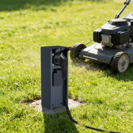 Brilagi - Colonne de prises d'extérieur PILLAR 2Z SCHUKO 230V IP44 anthracite