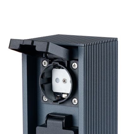 Brilagi - Colonne de prises d'extérieur PILLAR 2Z SCHUKO 230V IP44 anthracite