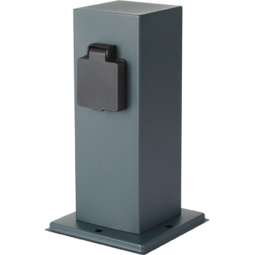 Brilagi - Colonne de prises extérieur PILLAR 1Z SCHUKO 230V IP44 anthracite