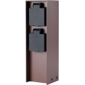 Brilagi - Colonne de prises extérieures PILLAR 2 prises SCHUKO 230 V IP44 marron