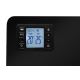 Brilagi - Convecteur à air chaud 2300W/230V LCD/minuteur/TURBO/thermostat noir + Télécommande
