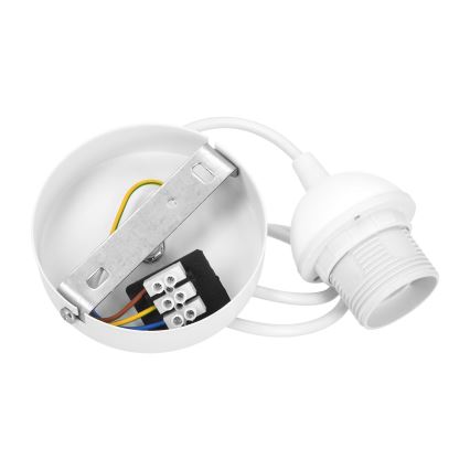 Brilagi - Cordon d'alimentation PARTY 1xE27/60W/230V, diam. 10 cm, blanc