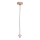 Brilagi - Cordon d'alimentation PARTY 1xE27/60W/230V Ø 10 cm chêne