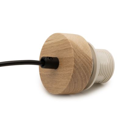 Brilagi - Cordon d'alimentation PARTY 1xE27/60W/230V Ø 10 cm chêne