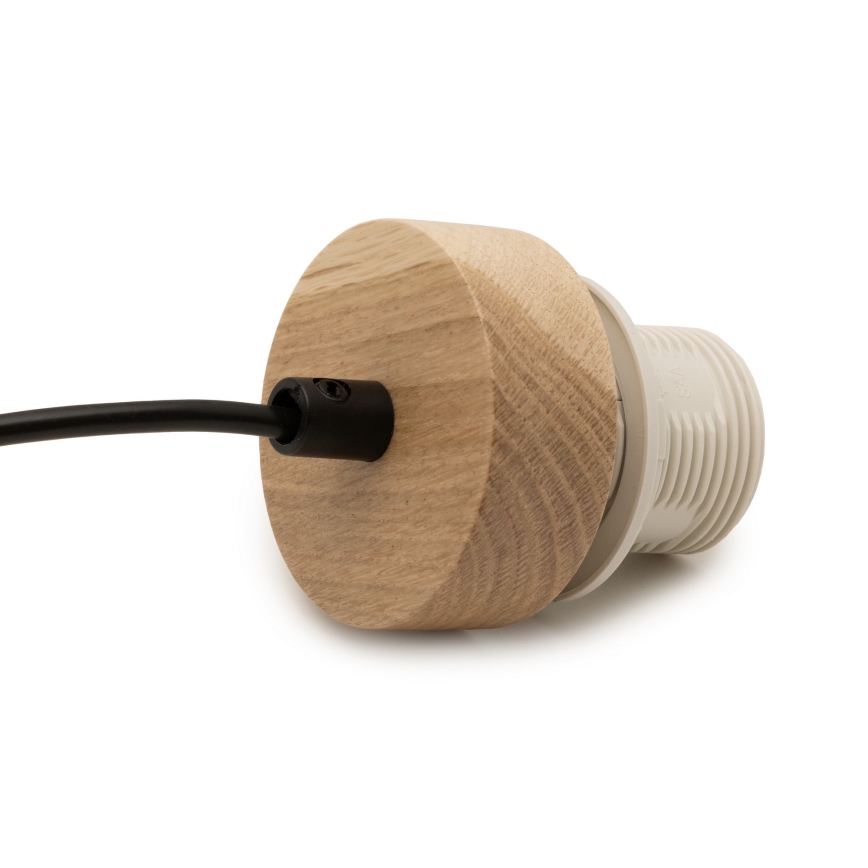 Brilagi - Cordon d'alimentation PARTY 1xE27/60W/230V Ø 10 cm chêne