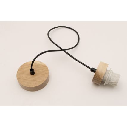 Brilagi - Cordon d'alimentation PARTY 1xE27/60W/230V Ø 10 cm chêne