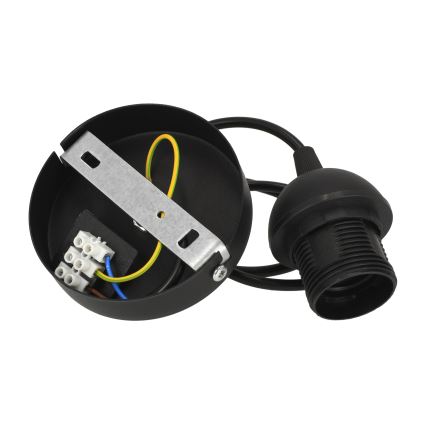 Brilagi - Cordon d'alimentation PARTY 1xE27/60W/230V Ø 10 cm noir
