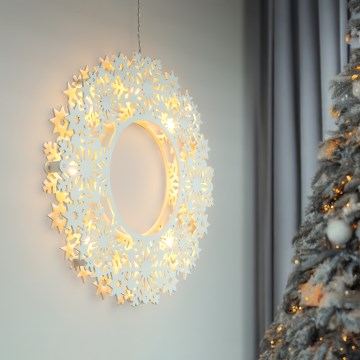 Brilagi - Couronne de Noël LED 30 cm (2x AA)