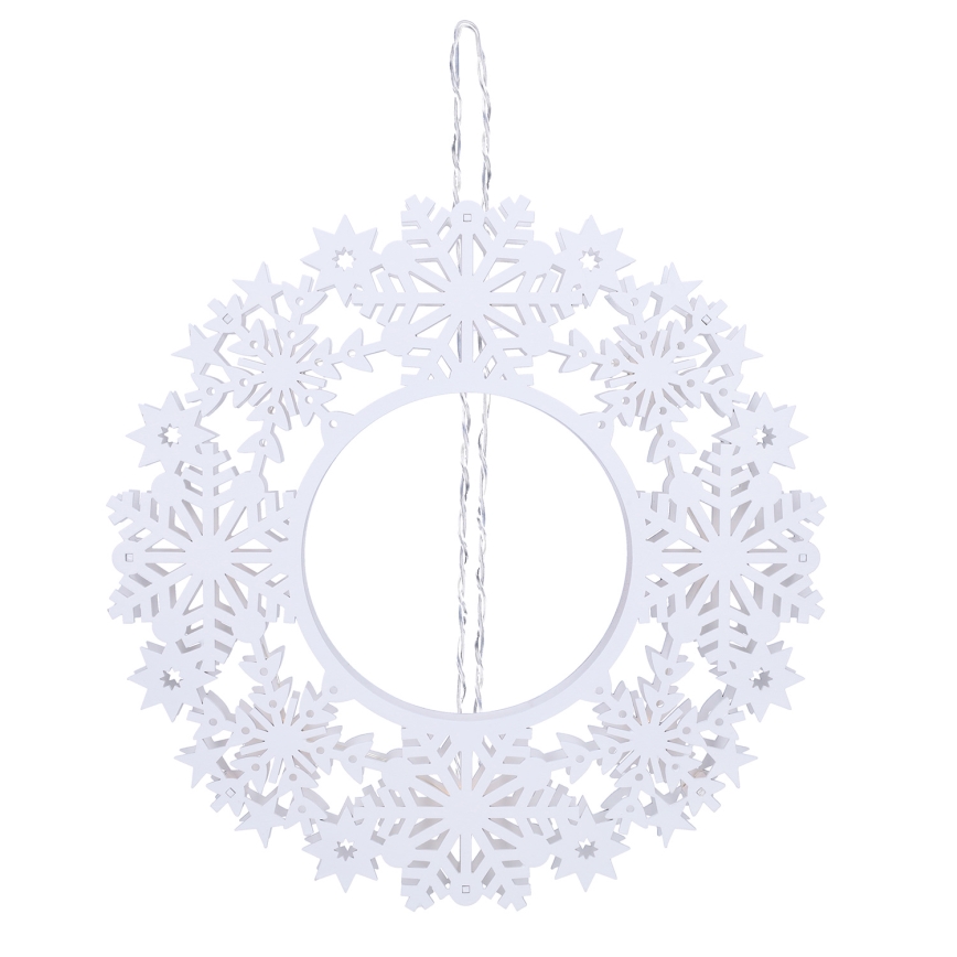 Brilagi - Couronne de Noël LED 30 cm (2x AA)