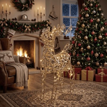 BRILAGI - Décoration de Noël 50xLED/3xAA IP20 blanc chaud