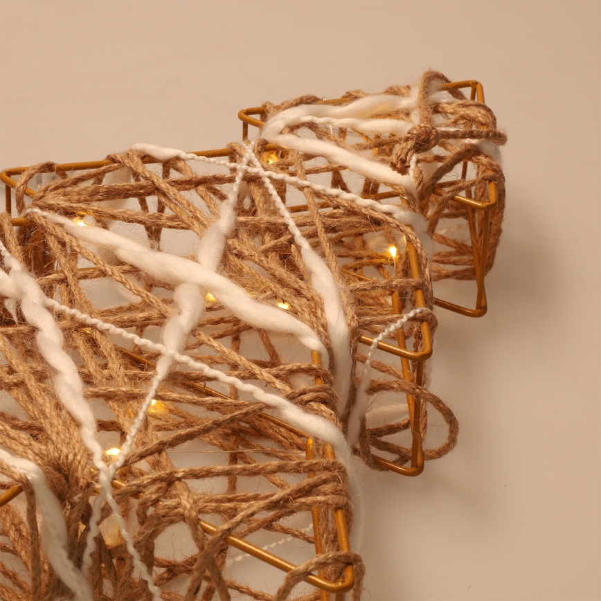 Brilagi - Décoration de Noël à LED (2xAA) 34x31 cm, sapin