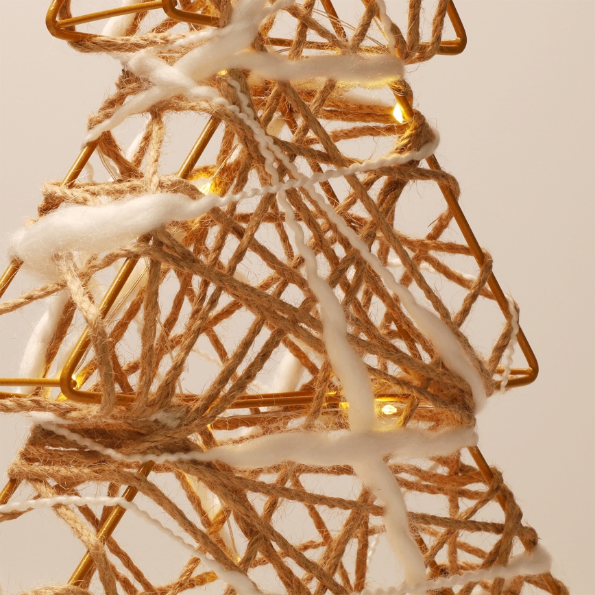 Brilagi - Décoration de Noël à LED (2xAA) 34x31 cm, sapin