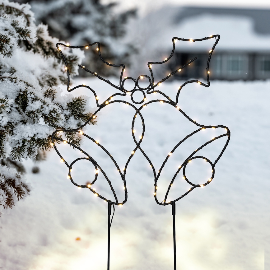 Brilagi - Décoration de Noël à LED, clochettes, 3xAA, IP44