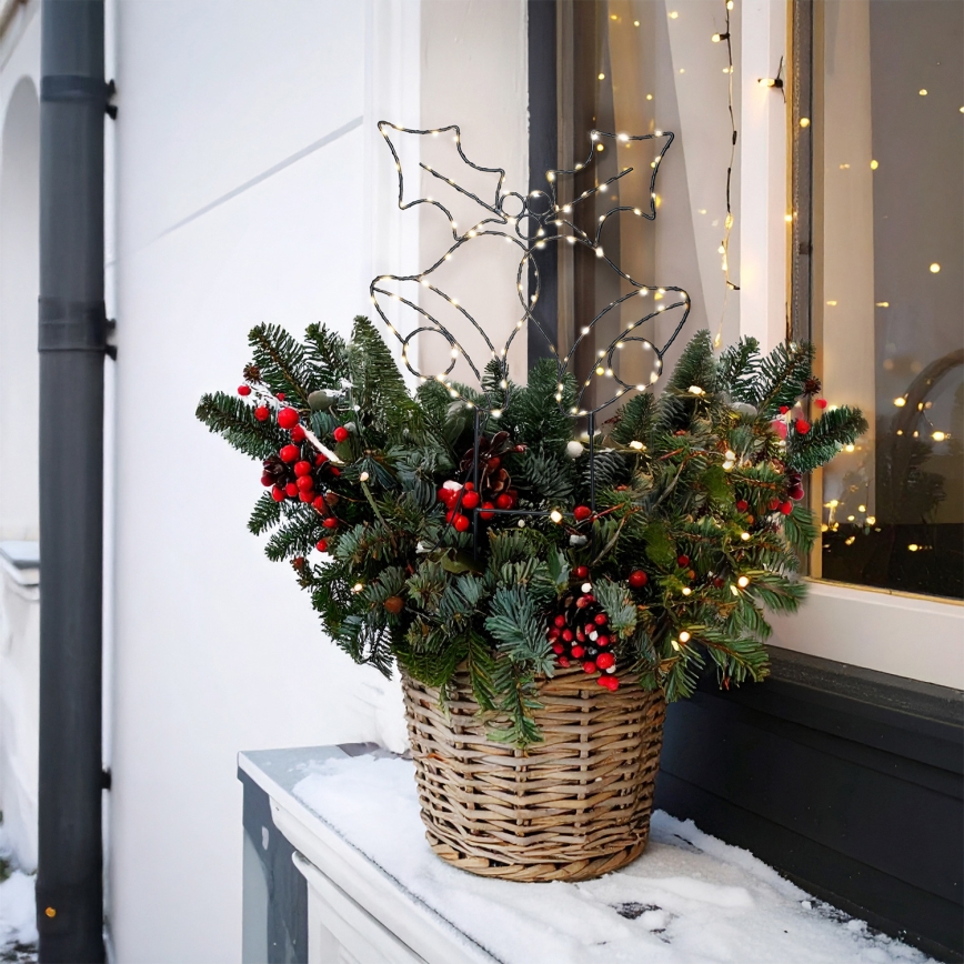 Brilagi - Décoration de Noël à LED, clochettes, 3xAA, IP44