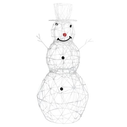 Brilagi - Décoration de Noël extérieure LED/3,6W/31/230V 2700K 60 cm IP44 bonhomme de neige