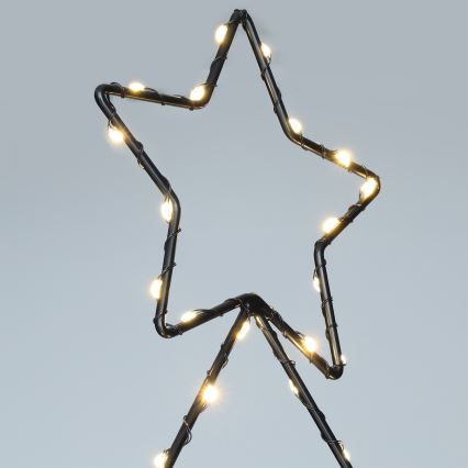 Brilagi - Décoration de Noël extérieure LED/3xAA IP44, sapin