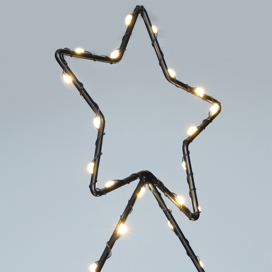Brilagi - Décoration de Noël extérieure LED/3xAA IP44, sapin