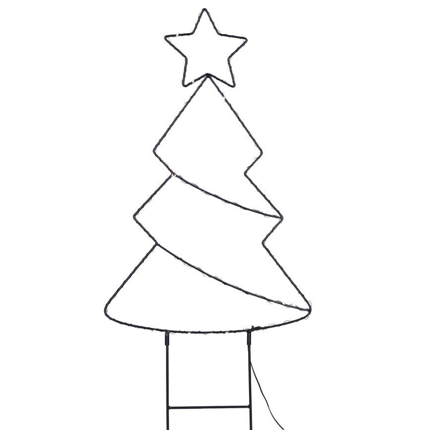 Brilagi - Décoration de Noël extérieure LED/3xAA IP44, sapin