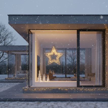 Brilagi - Décoration de Noël extérieure LED/6W/230V IP44 50x48 cm étoile