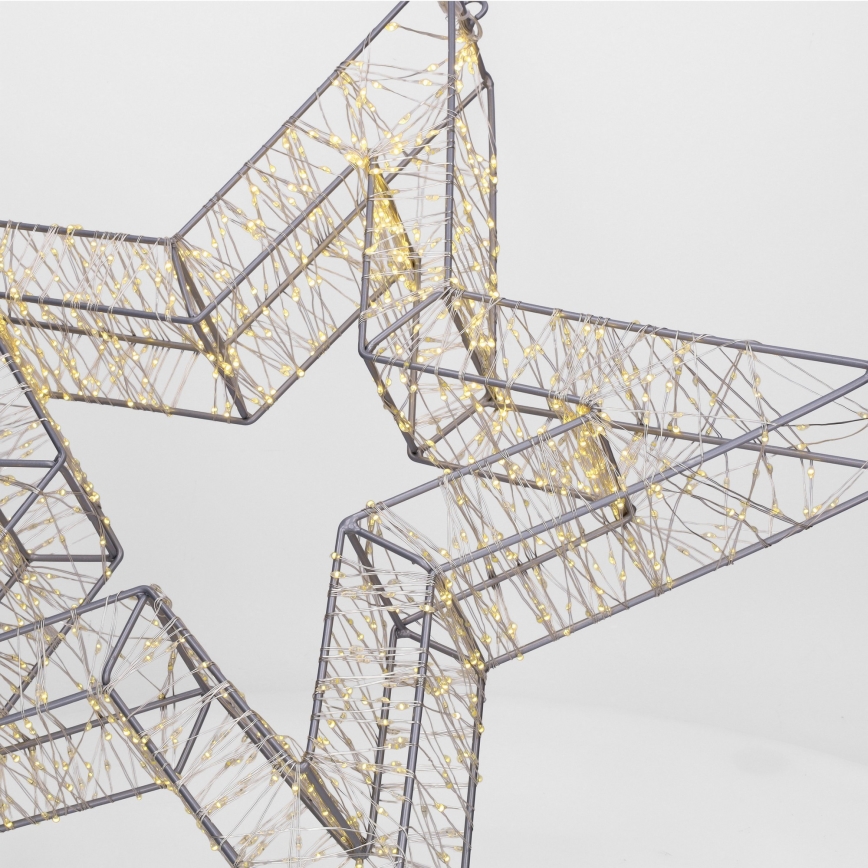 Brilagi - Décoration de Noël extérieure LED/6W/230V IP44 50x48 cm étoile