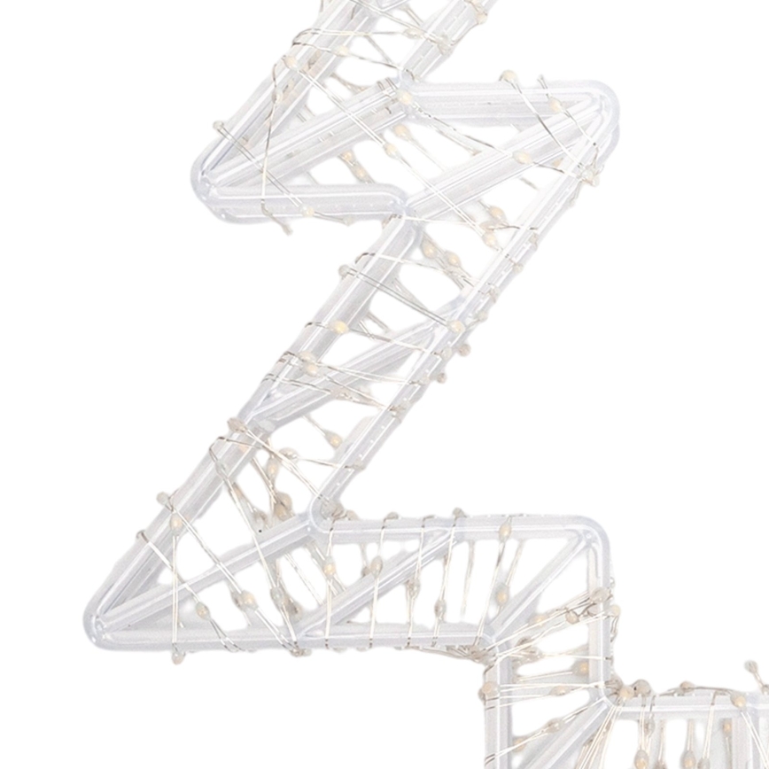 BRILAGI - Décoration de Noël extérieure LED/6W/8 fonctions 43 cm IP44 sapin blanc chaud