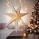 Brilagi - Décoration de Noël LED LED/2xAA étoile blanc chaud