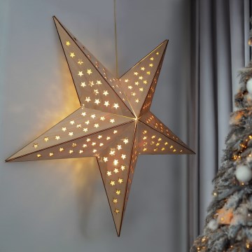 Brilagi - Décoration de Noël LED/2xAA Étoile