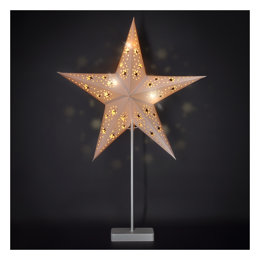 Brilagi - Décoration de Noël LED/3xAA étoile