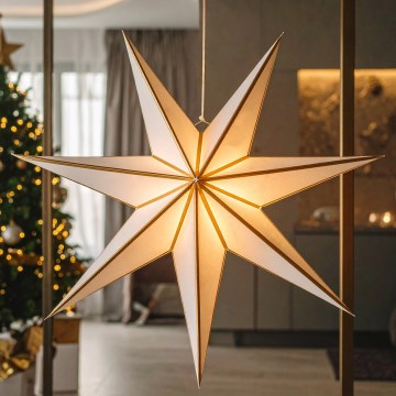 Brilagi - décoration de Noël LED en forme d'étoile, alimentée par 2 piles AA