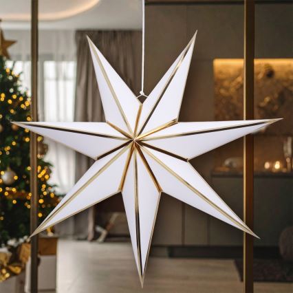 Brilagi - décoration de Noël LED en forme d'étoile, alimentée par 2 piles AA