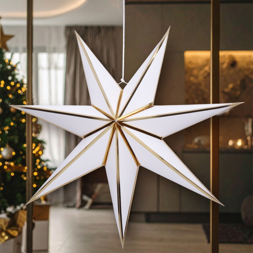 Brilagi - décoration de Noël LED en forme d'étoile, alimentée par 2 piles AA