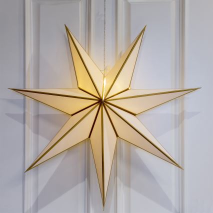 Brilagi - décoration de Noël LED en forme d'étoile, alimentée par 2 piles AA