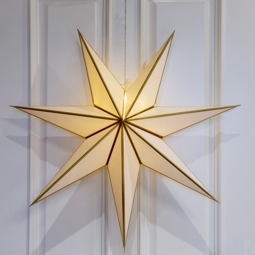 Brilagi - décoration de Noël LED en forme d'étoile, alimentée par 2 piles AA