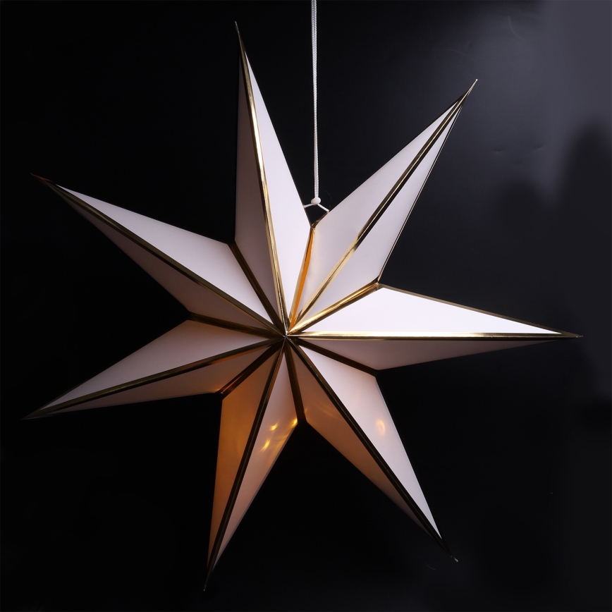 Brilagi - décoration de Noël LED en forme d'étoile, alimentée par 2 piles AA