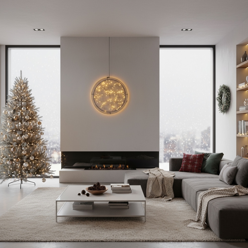 Brilagi - Décoration de Noël LED extérieure LED/2,6W/230V IP44 46 cm anneau