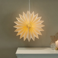 BRILAGI - Décoration de Noël LED, flocon 32 cm, fonctionne avec 2 piles AA