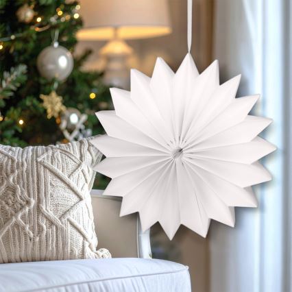 Brilagi - Décoration de Noël LED, flocon 32 cm, fonctionne avec 2 piles AA
