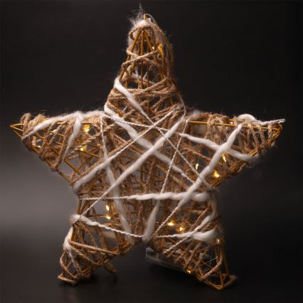 Brilagi - Décoration de Noël LED LED/2xAA 30x28 cm étoile