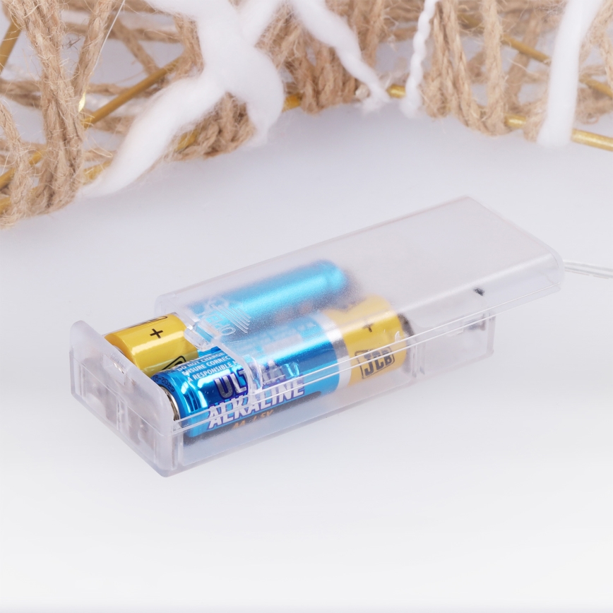 Brilagi - Décoration de Noël LED LED/2xAA 30x28 cm étoile