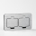Brilagi - Double prise encastrable INBOX IP55, chrome mat, rectangulaire pour cuisine