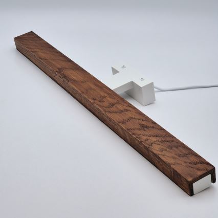 Brilagi - Éclairage de miroir salle de bain WOODY MIRROR LED/12W/230V 60 cm IP44 chêne cerise/blanc