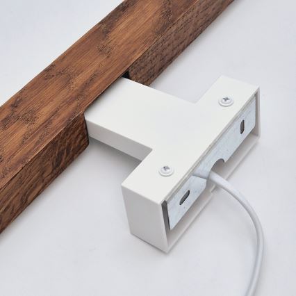 Brilagi - Éclairage de miroir salle de bain WOODY MIRROR LED/12W/230V 60 cm IP44 chêne cerise/blanc