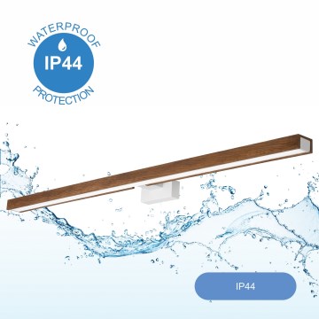 Brilagi - Éclairage de miroir salle de bain WOODY MIRROR LED/15W/230V 90 cm IP44 chêne cerise/blanc
