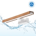 Brilagi - Éclairage LED 3-en-1 pour miroir de salle de bain WOODY MIRROR LED/8W/230V 40 cm IP44 blanc/chêne cerisier