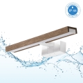 Brilagi - Éclairage LED 3-en-1 pour miroir de salle de bains WOODY MIRROR LED/8W/230V 40 cm IP44 blanc/chêne