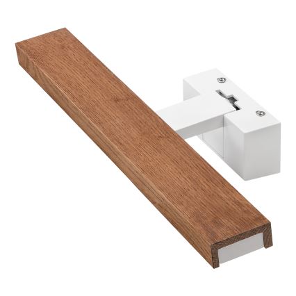 Brilagi - Éclairage LED 3-en-1 pour miroir de salle de bain WOODY MIRROR LED/8W/230V 40 cm IP44 blanc/chêne cerisier