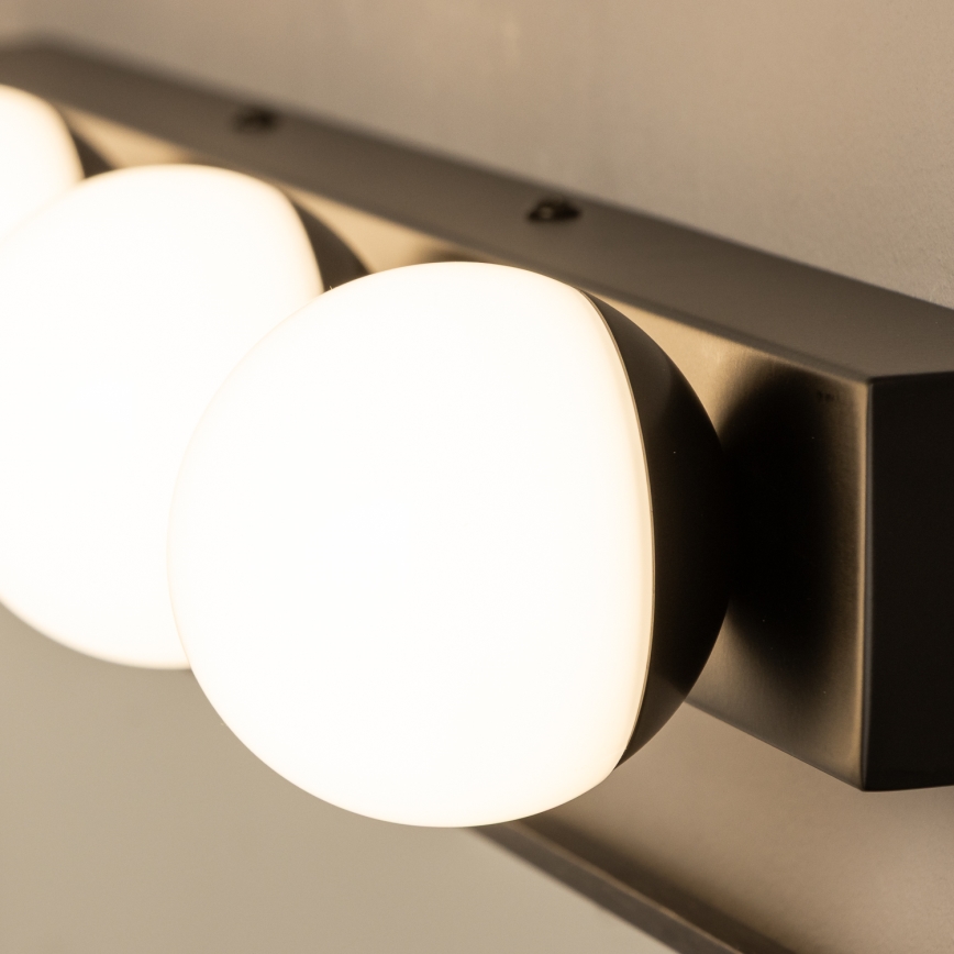 Brilagi - Éclairage LED pour miroir de salle de bains HOLLYWOOD 4xLED/3W/230V 53 cm IP44 noir