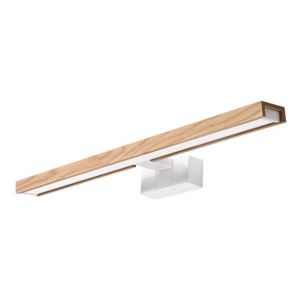 Brilagi - Éclairage LED pour miroir de salle de bains 3-en-1 WOODY MIRROR LED/12W/230V 60 cm IP44 blanc/chêne