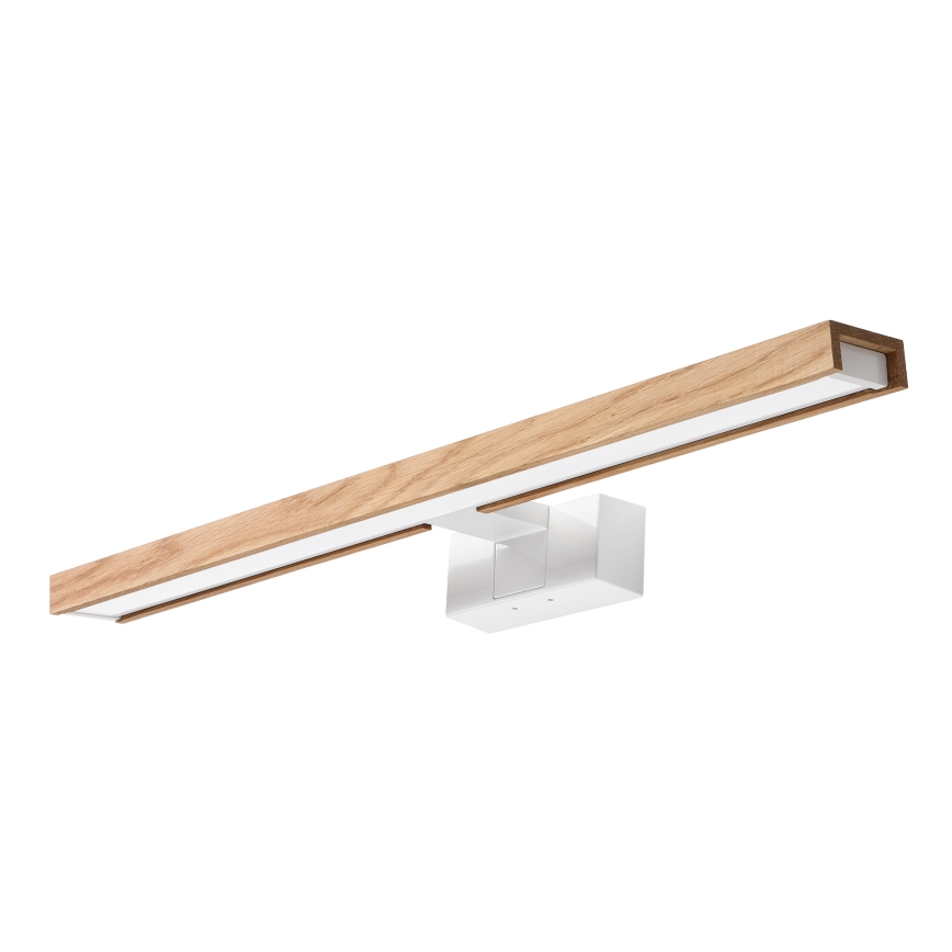 Brilagi - Éclairage LED pour miroir de salle de bains 3-en-1 WOODY MIRROR LED/12W/230V 60 cm IP44 blanc/chêne